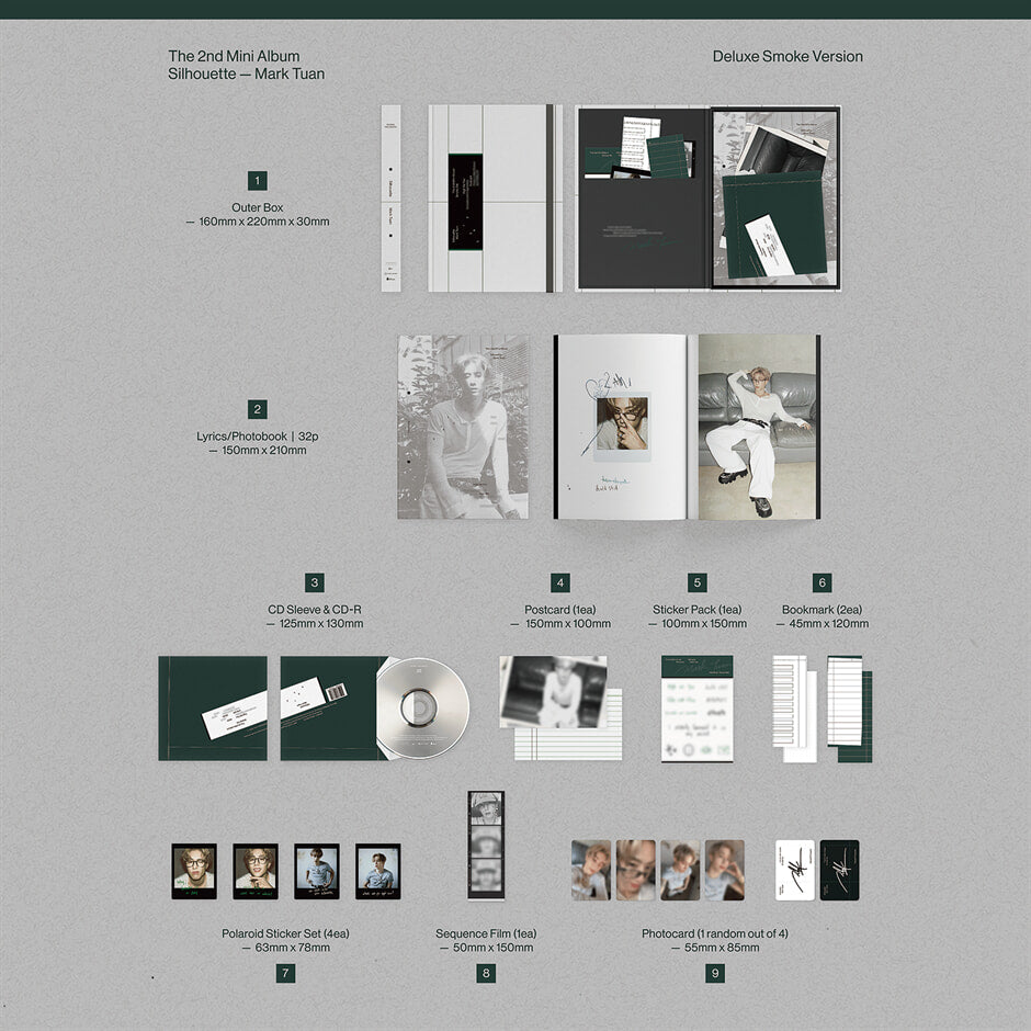 Mark Tuan - Silhouette (2nd Mini Album) Deluxe Ver.