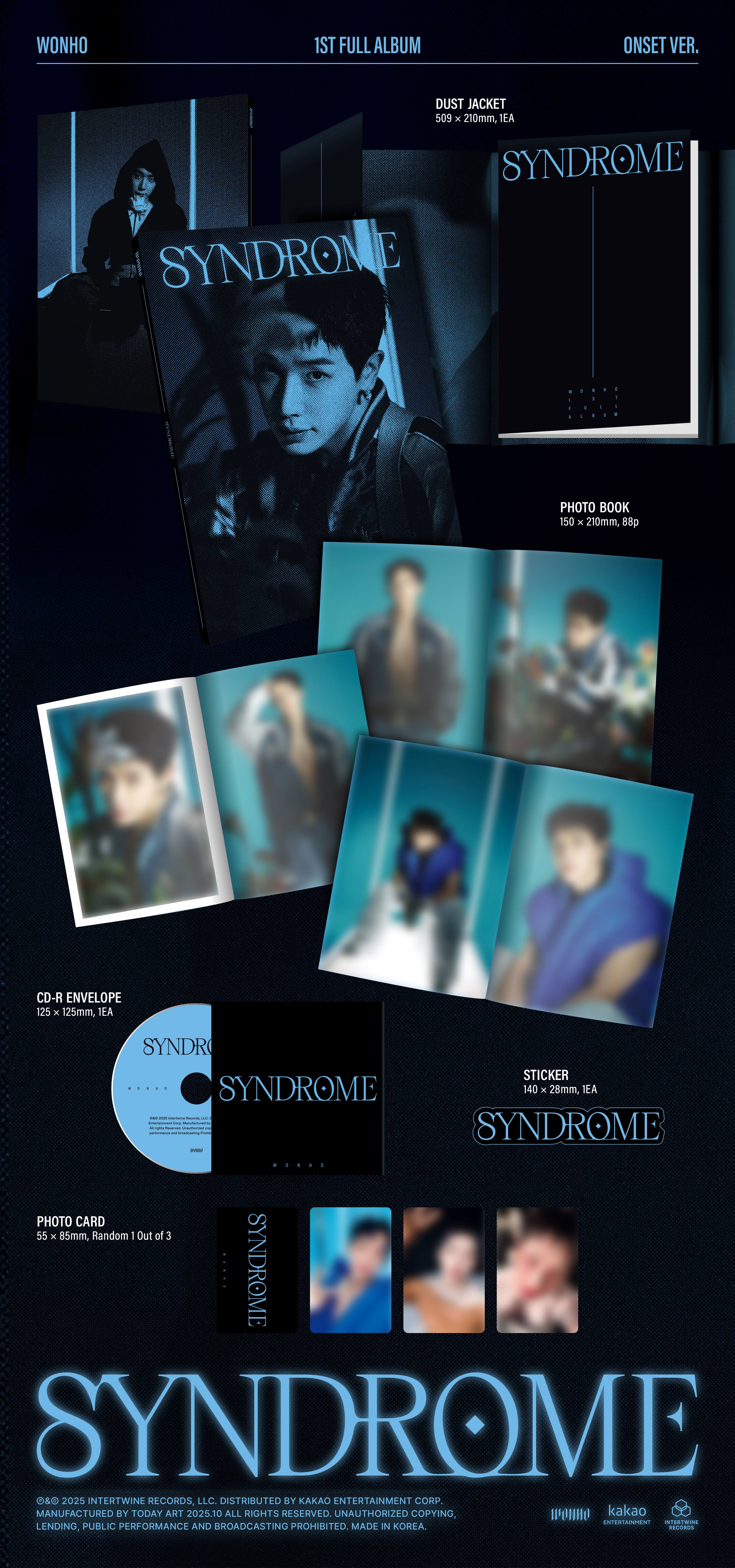 WONHO - SYNDROME (1st Full Album)