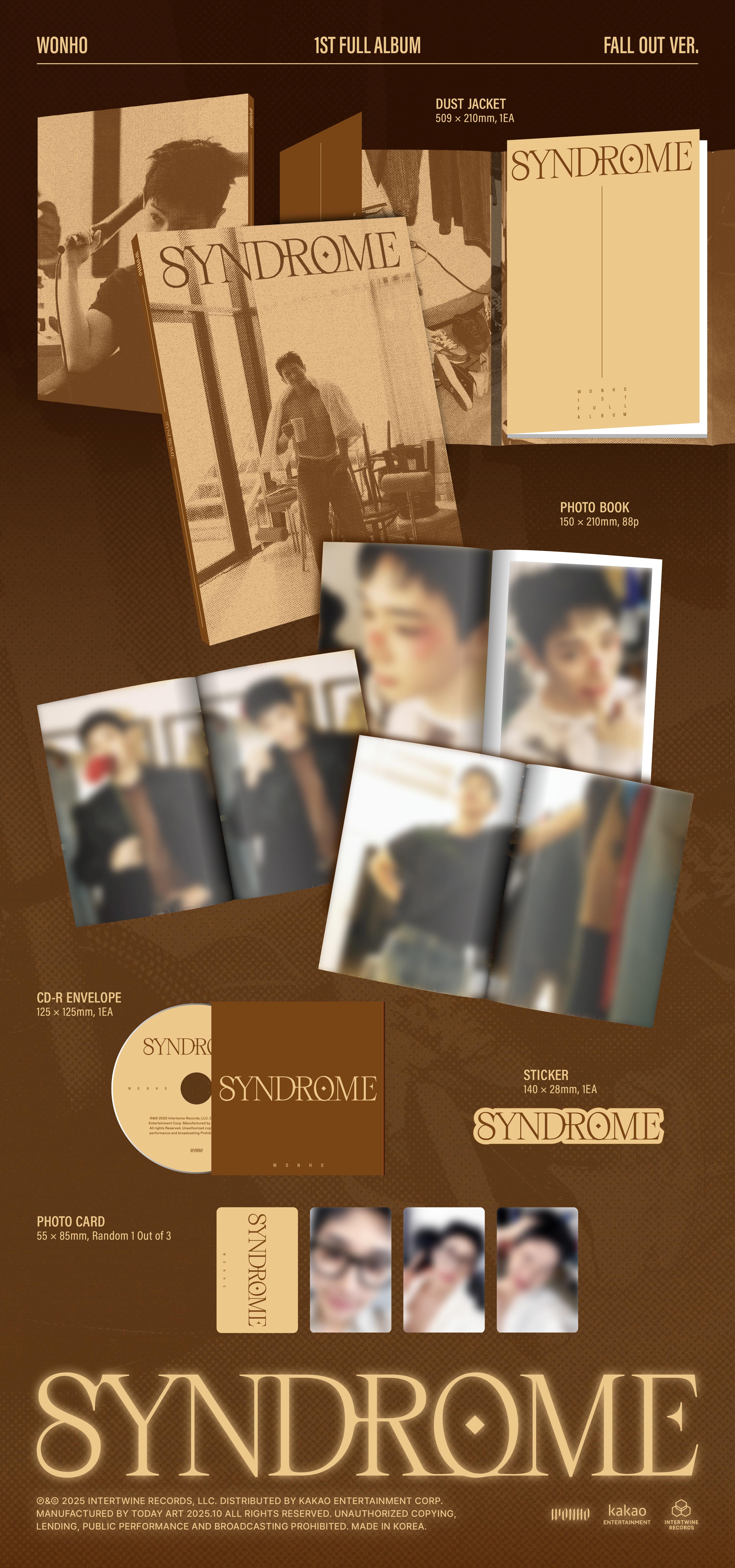 WONHO - SYNDROME (1st Full Album)