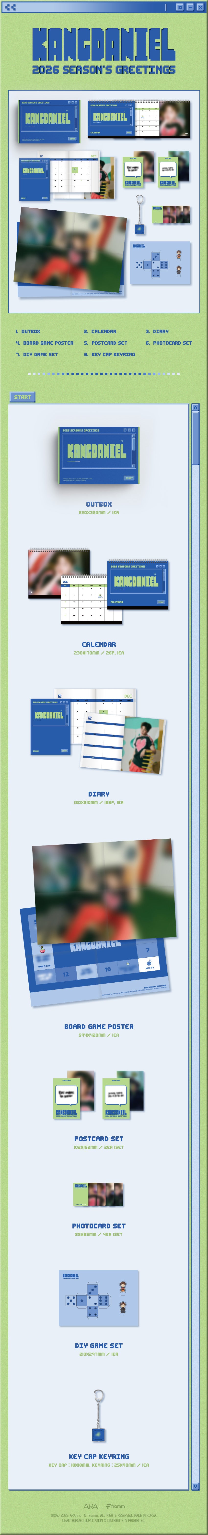 KANG DANIEL - 2026 Season's Greetings