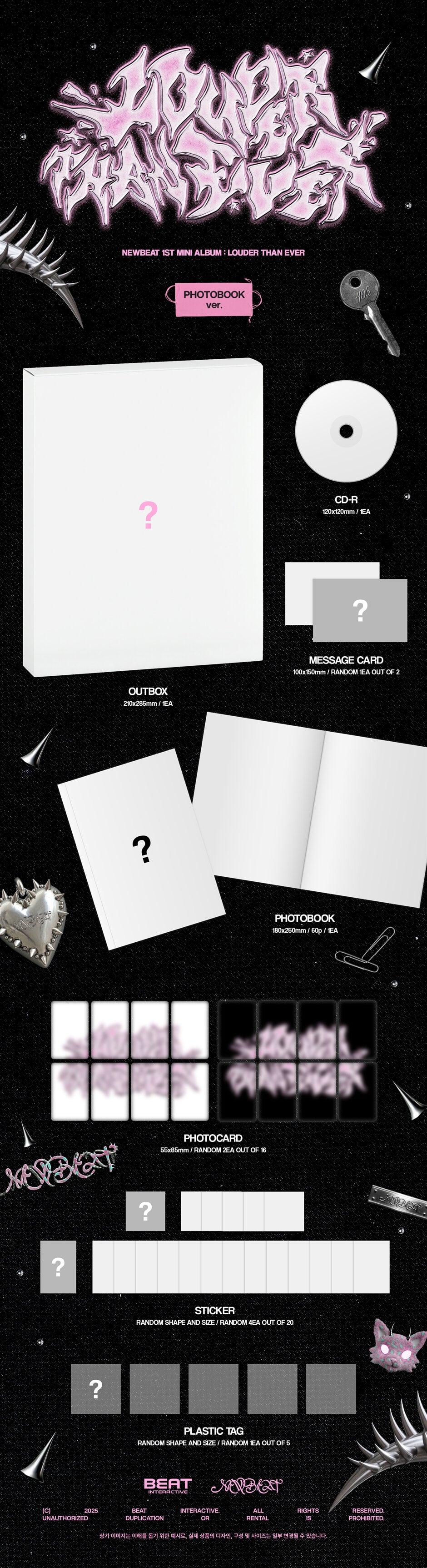 NEWBEAT - LOUDER THAN EVER (1st Mini Album) Photobook Ver.