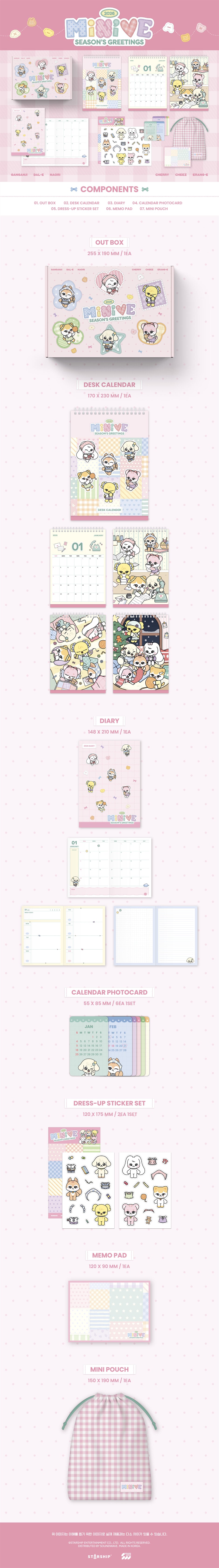 IVE - MINIVE 2026 Season's Greetings