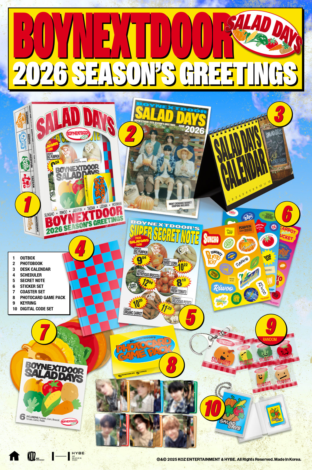 BOYNEXTDOOR 2026 Season's Greetings