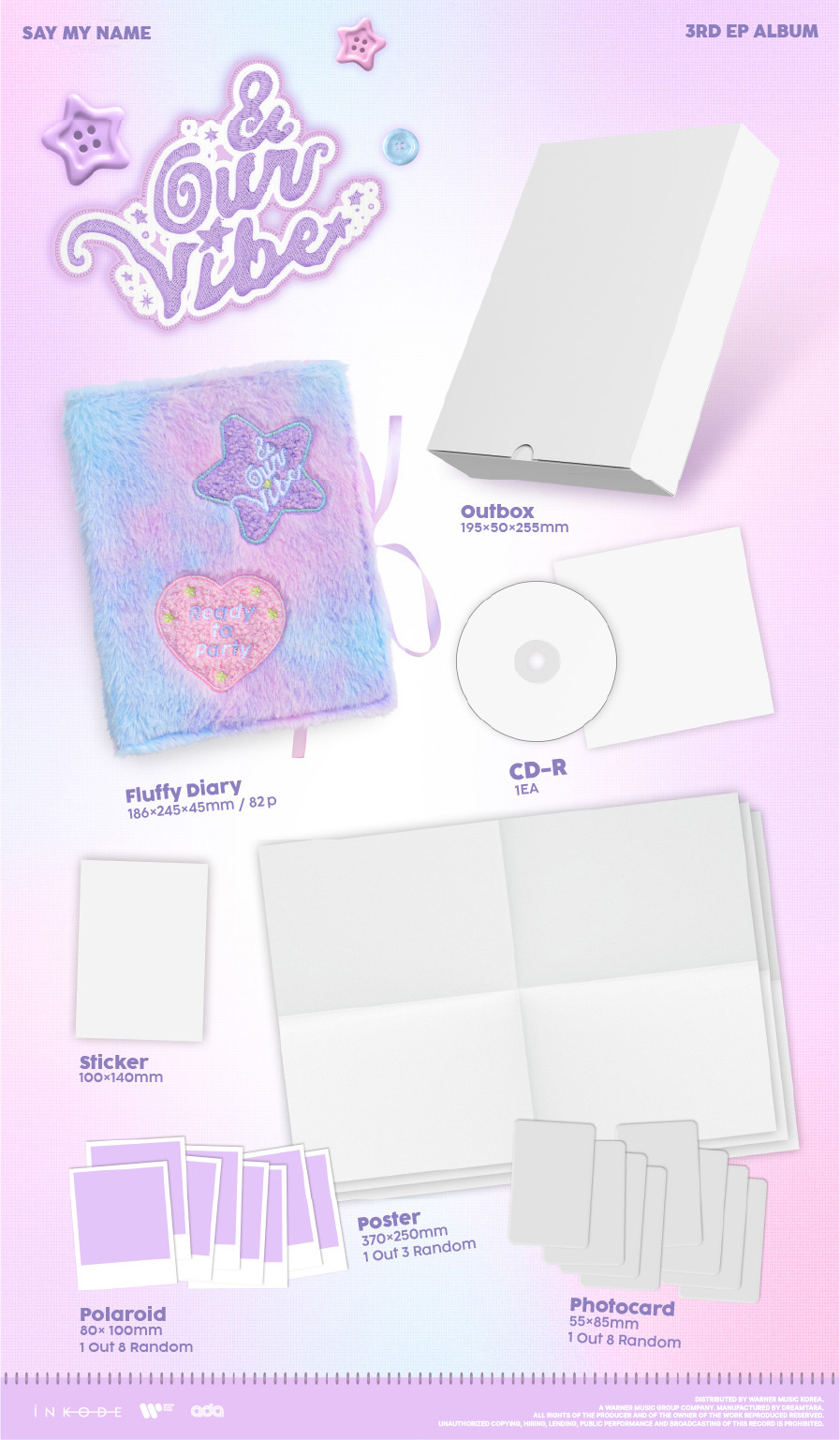 SAY MY NAME - 3rd EP Album *&Our Vibe* (OUR VIBE Ver.)