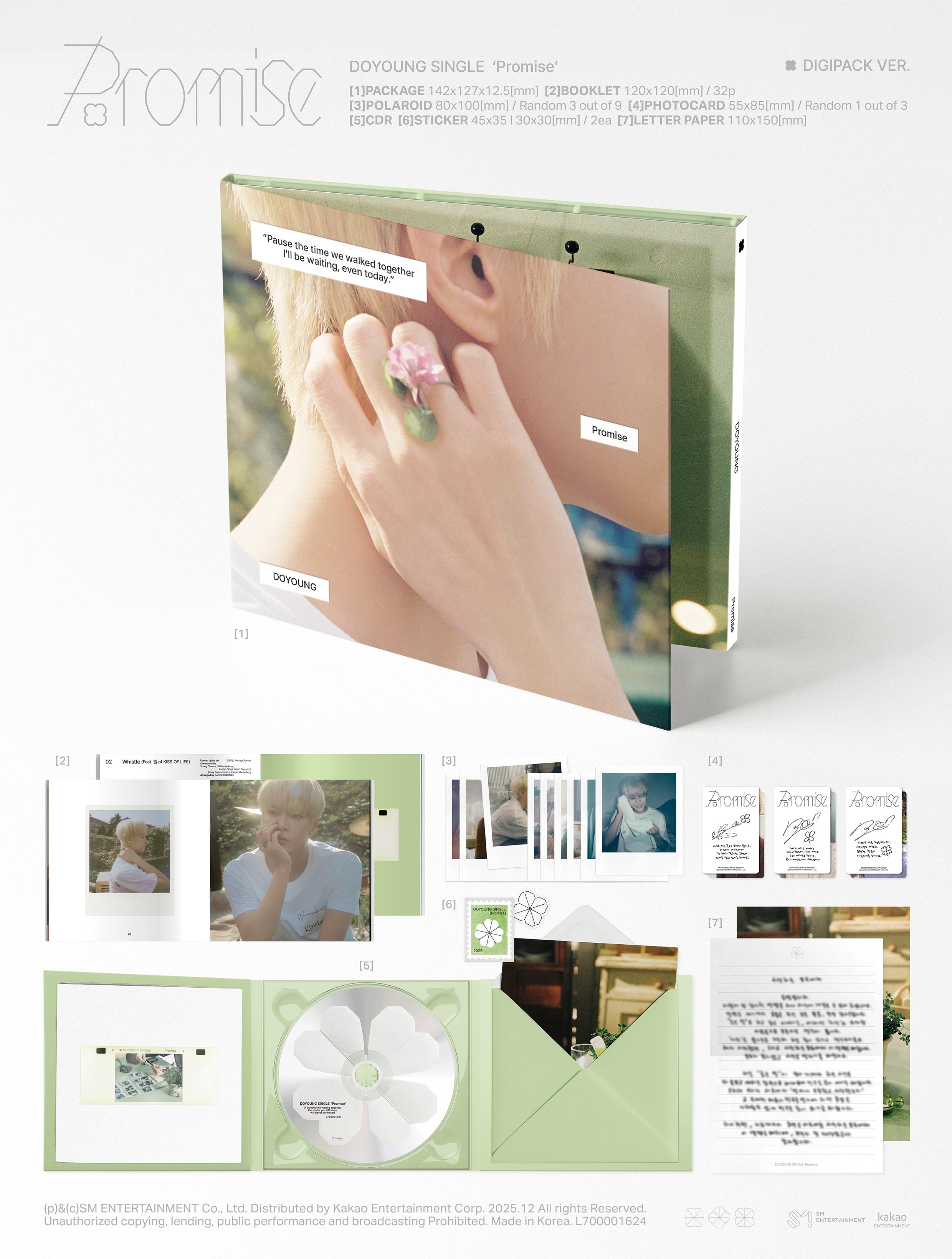 DOYOUNG - Single Album *Promise* (Digipack Ver.)