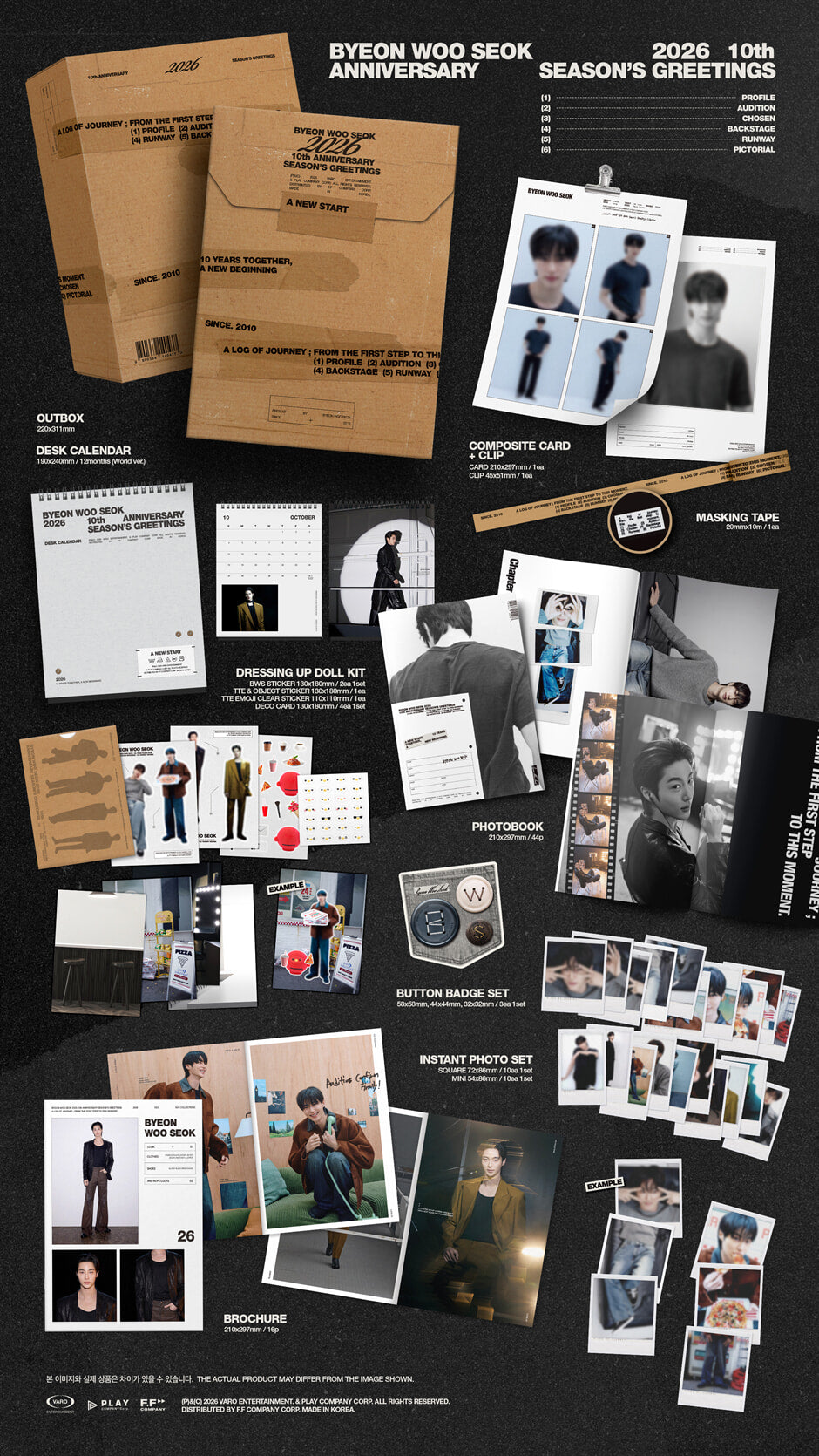 BYEON WOO SEOK 2026 10th Anniversary Season's Greetings