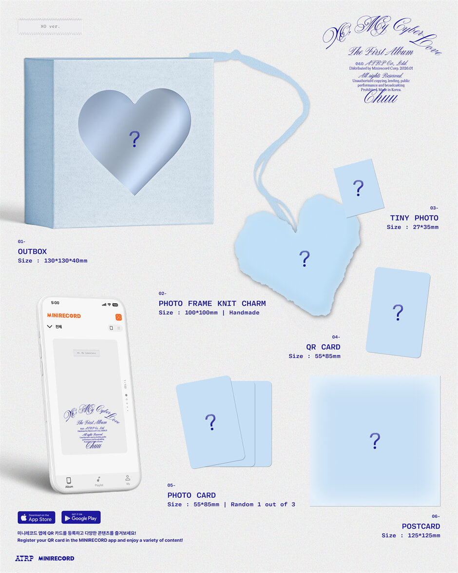 CHUU - 1st Album *XO, My Cyberlove* (XO Ver.)