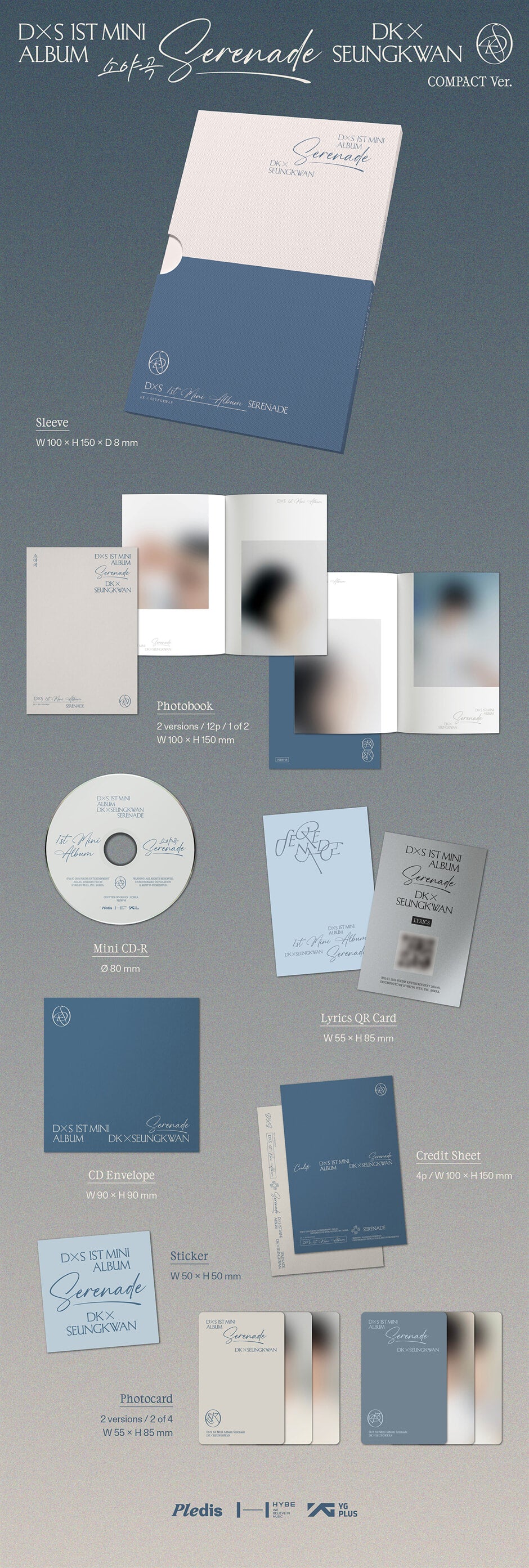 DK X SEUNGKWAN - 1st Mini Album *SERENADE* (Compact Ver.)