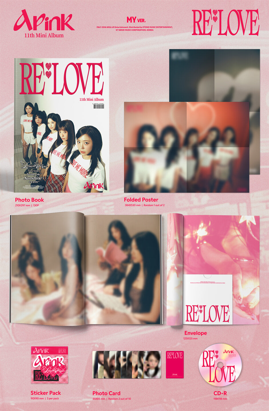 Apink - 11th Mini Album *RE : LOVE*