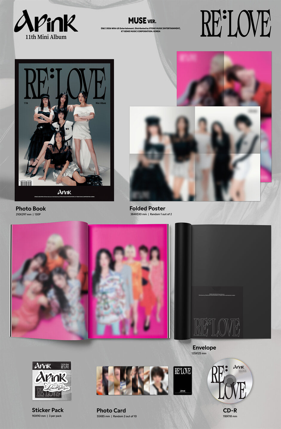 Apink - 11th Mini Album *RE : LOVE*