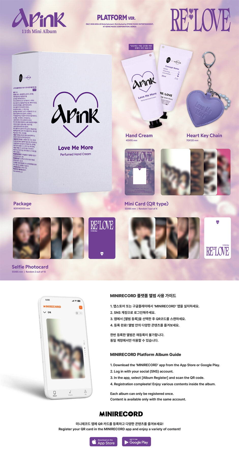 Apink - 11th Mini Album RE : LOVE (Platform Ver.)