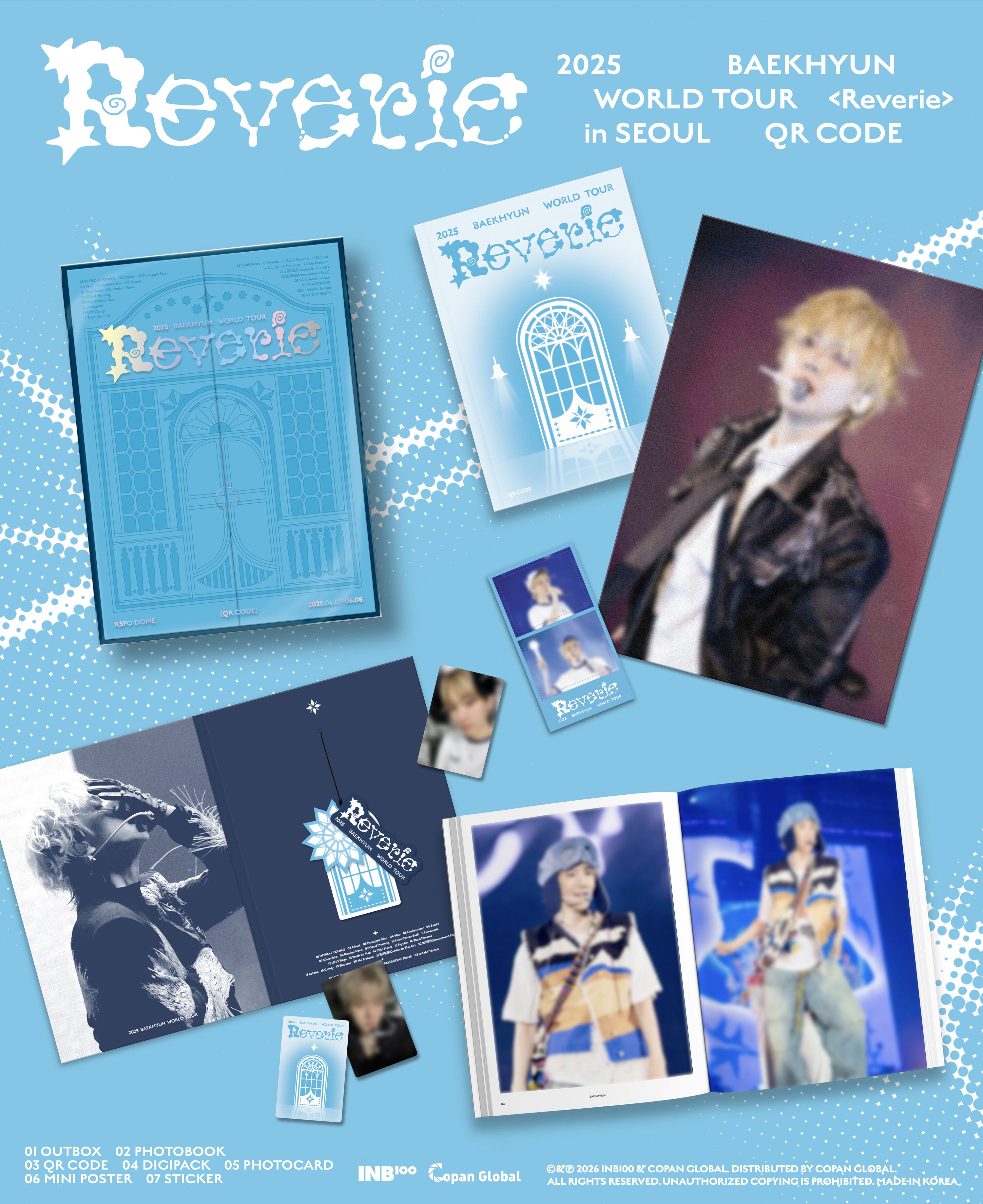 BAEKHYUN - 2025 BAEKHYUN WORLD TOUR 'Reverie' in SEOUL (QR Code)
