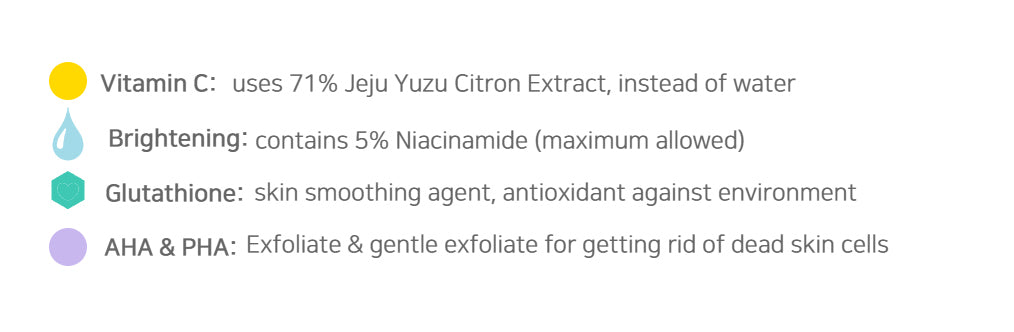 LALARECIPE - Yuzu Vita C Ampoule Pad