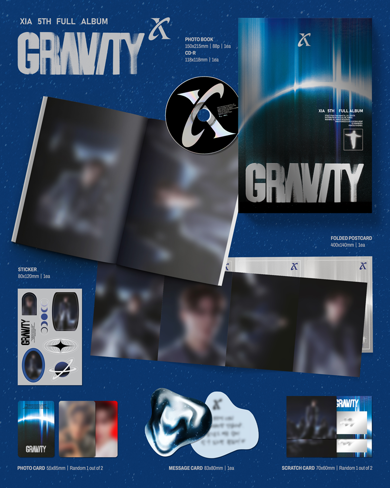 XIA - GRAVITY (5th Full Album)