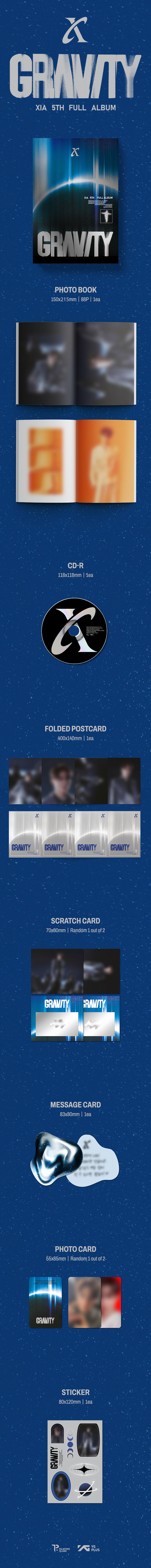 XIA - GRAVITY (5th Full Album)