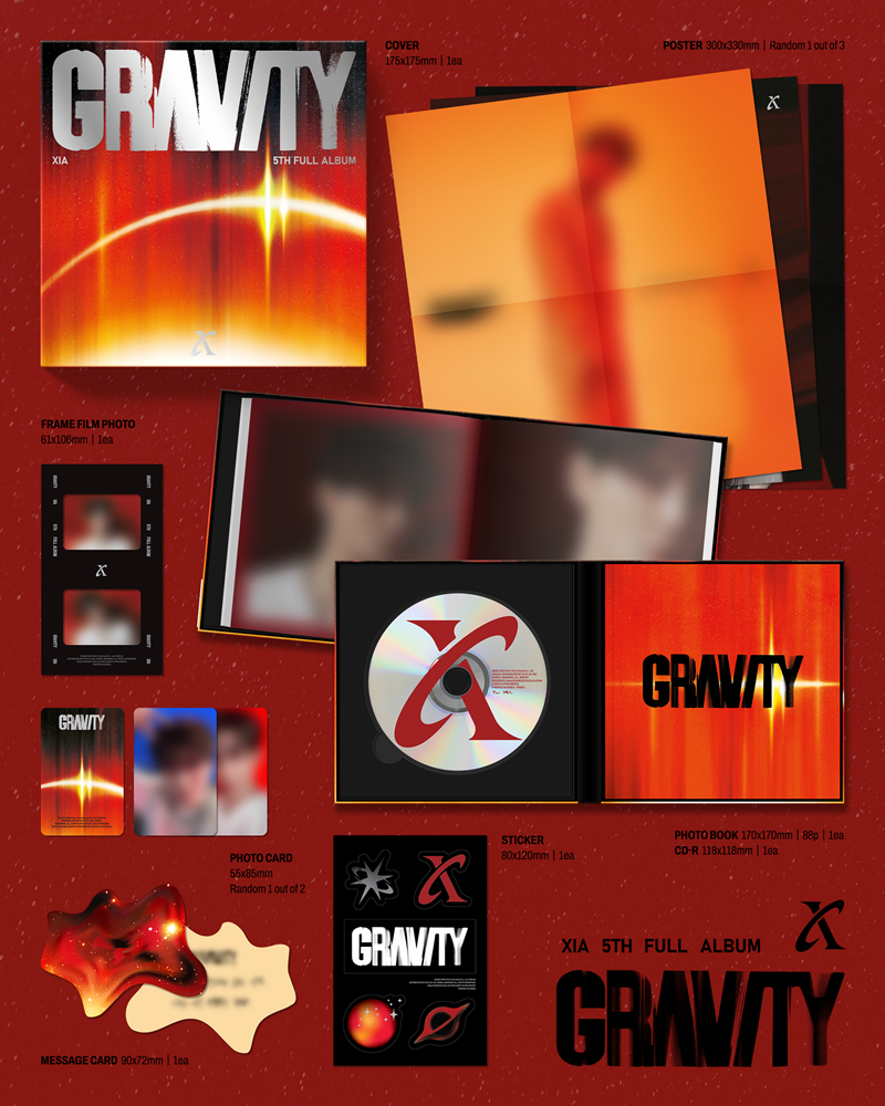 XIA - GRAVITY (5th Full Album)