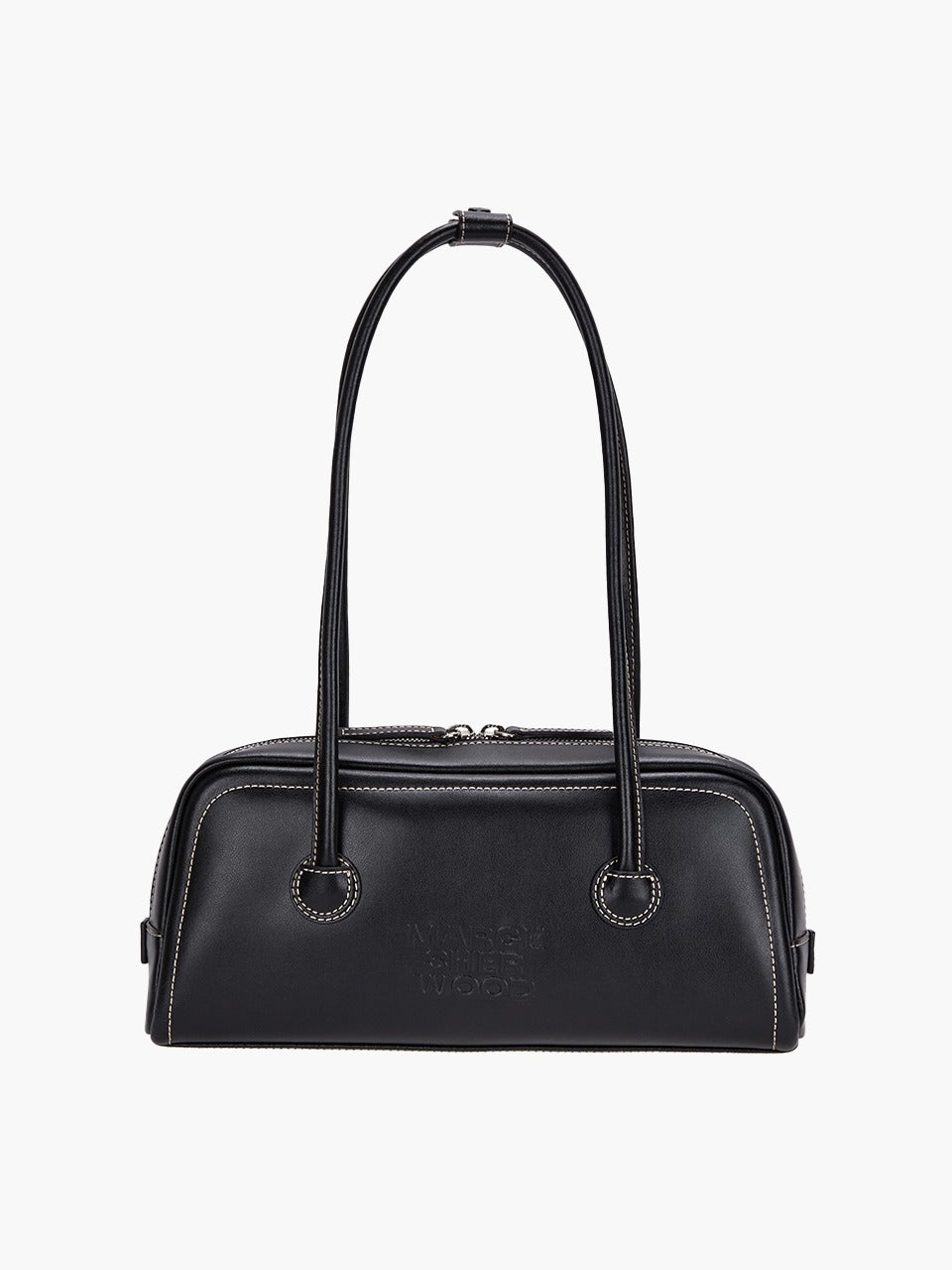 MARGESHERWOOD - Soft Boston EW Bag - black plain