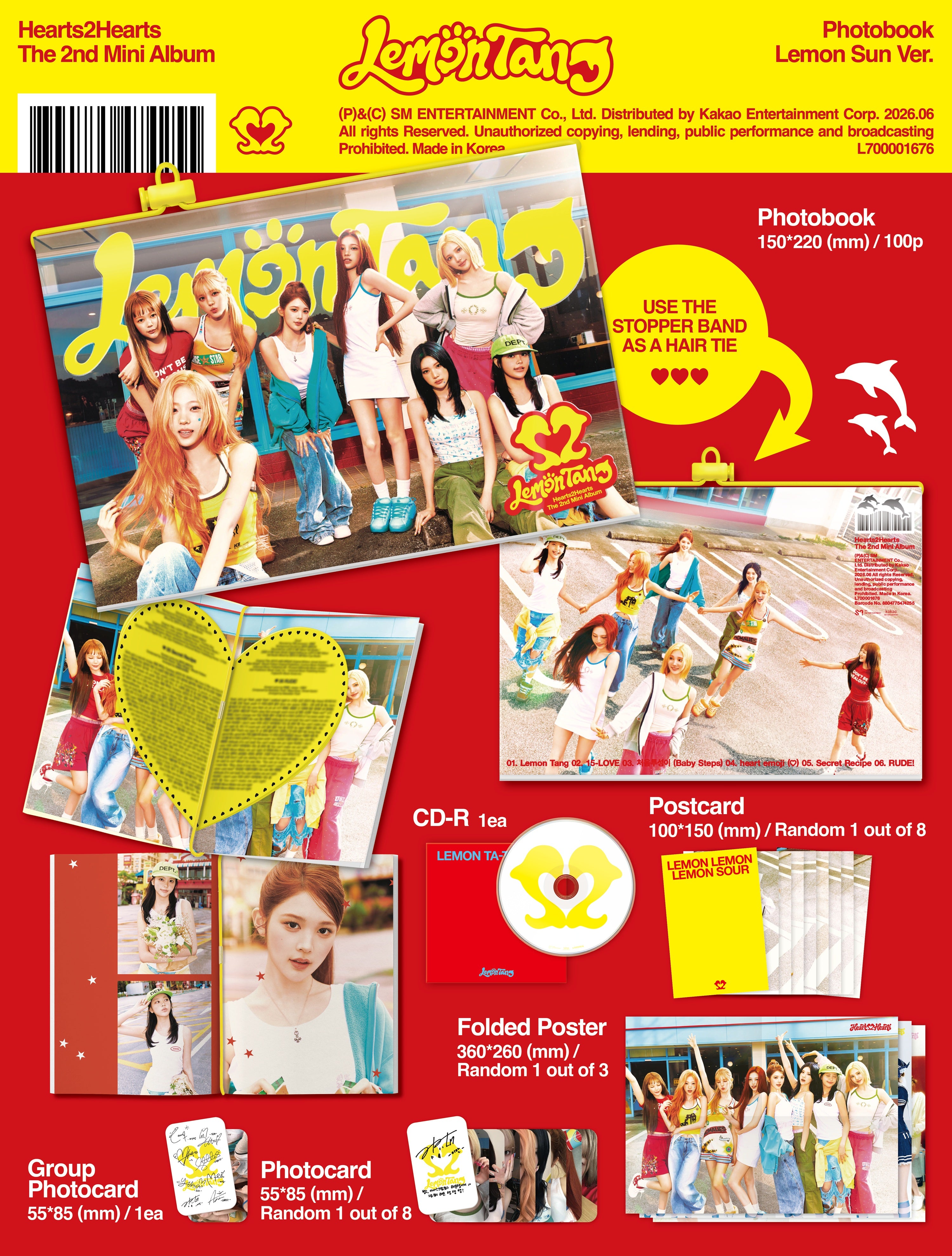 Hearts2Hearts - Lemon Tang (2nd Mini Album) Photobook Ver.