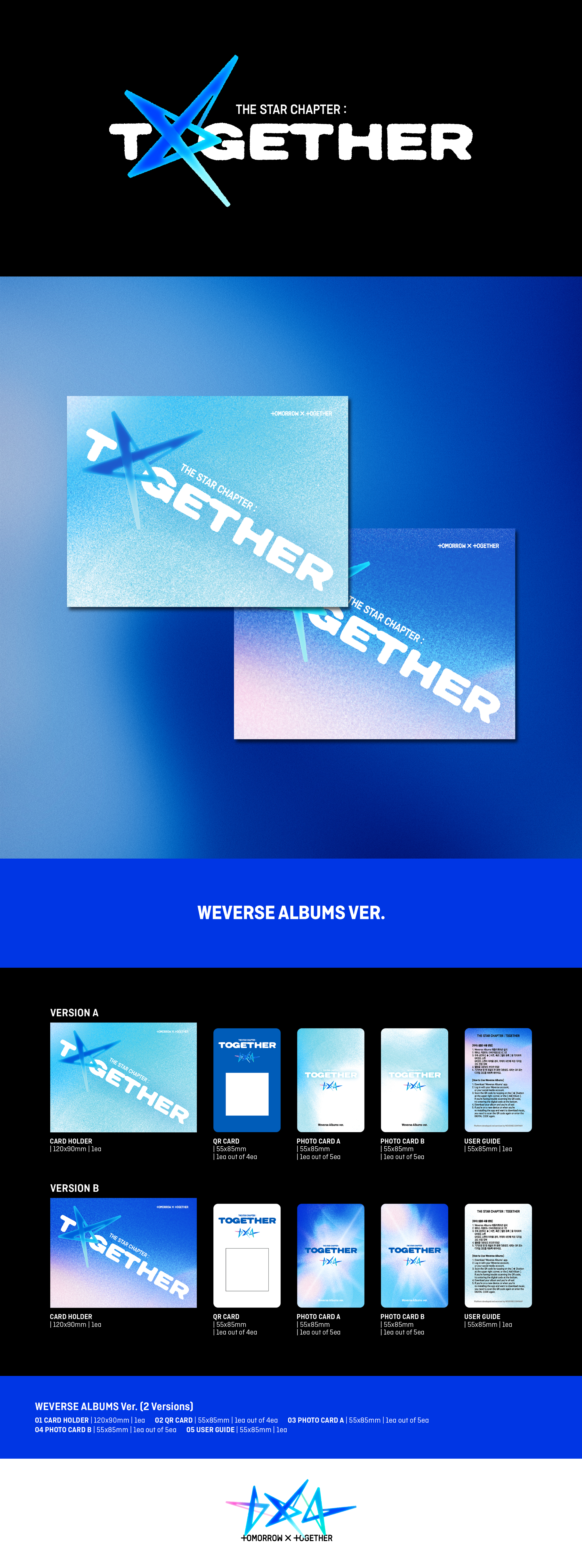 TXT - THE STAR CHAPTER: TOGETHER (4th Album) (Weverse Albums Ver.)