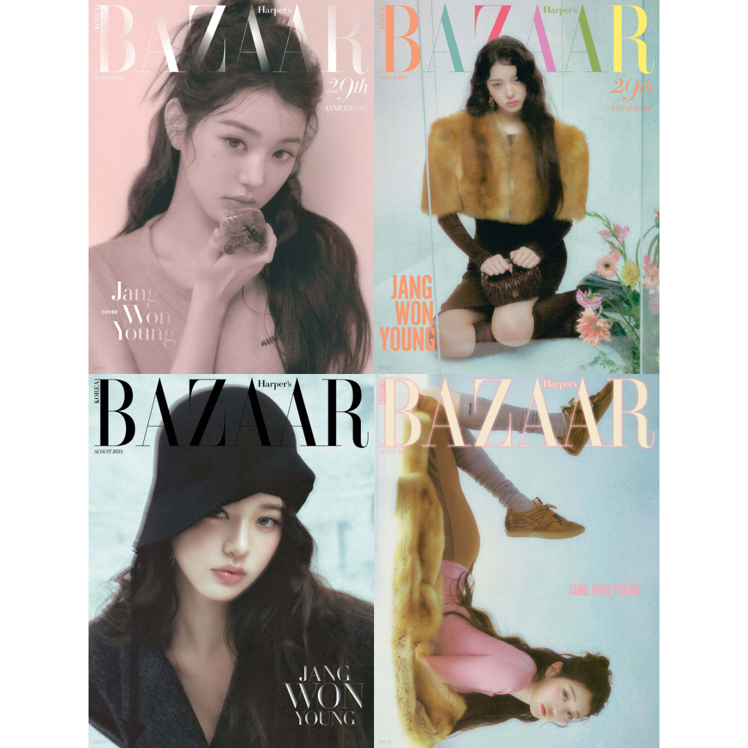 HARPER'S BAZAAR KOREA MAGAZINE 2025.08 (Cover: IVE JANG WONYOUNG)