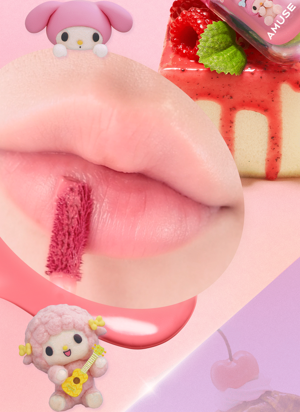 AMUSE Bebe Tint (My Melody & Kuromi Special Edition)