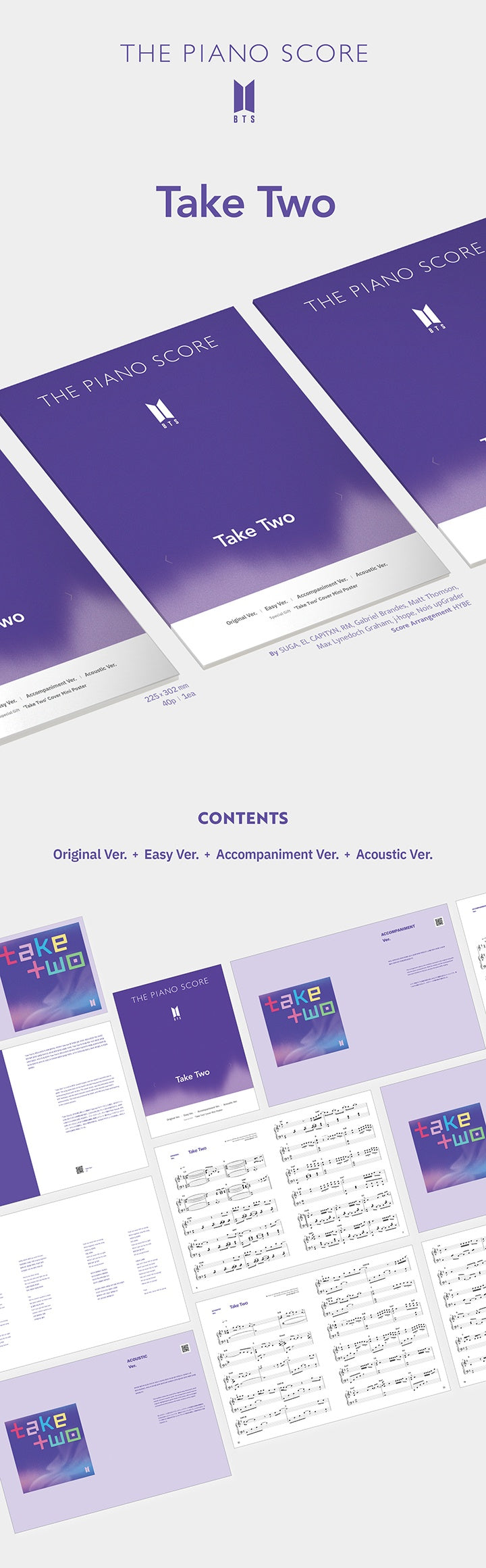 BTS - The Piano Score: Take Two