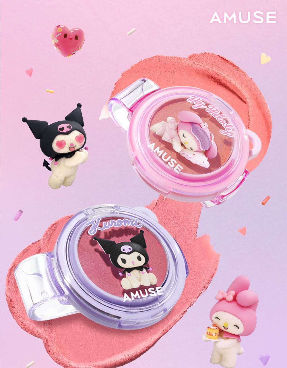 AMUSE Powder Lip & Cheek (My Melody & Kuromi Special Edition)