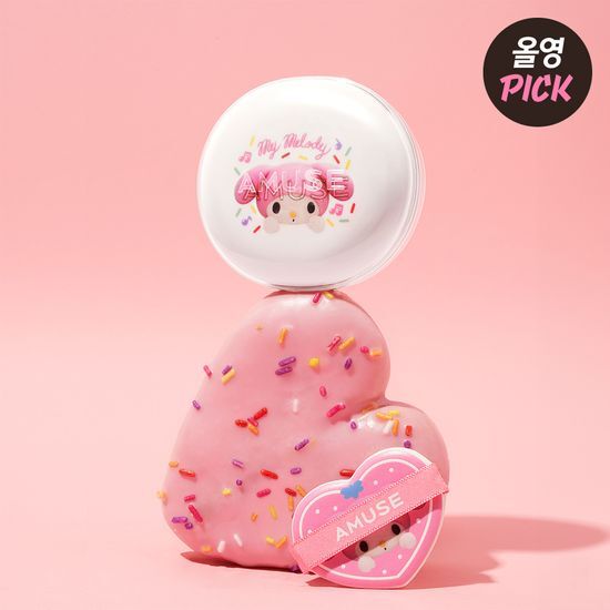 AMUSE Ceramic Skin Perfector Cushion (+Refill) (My Melody & Kuromi Special Edition)
