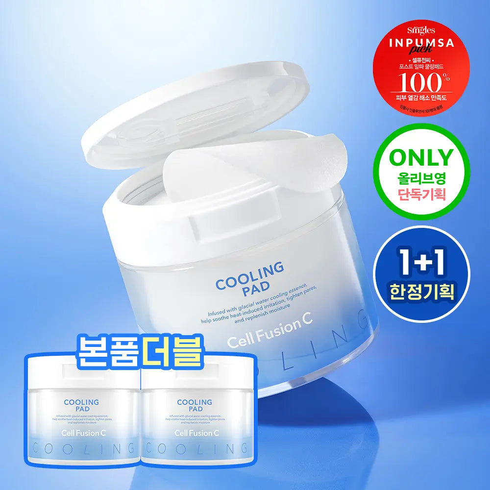Cell Fusion C X Pingu Post Alpha Cooling Pad 70 Pads + Refill