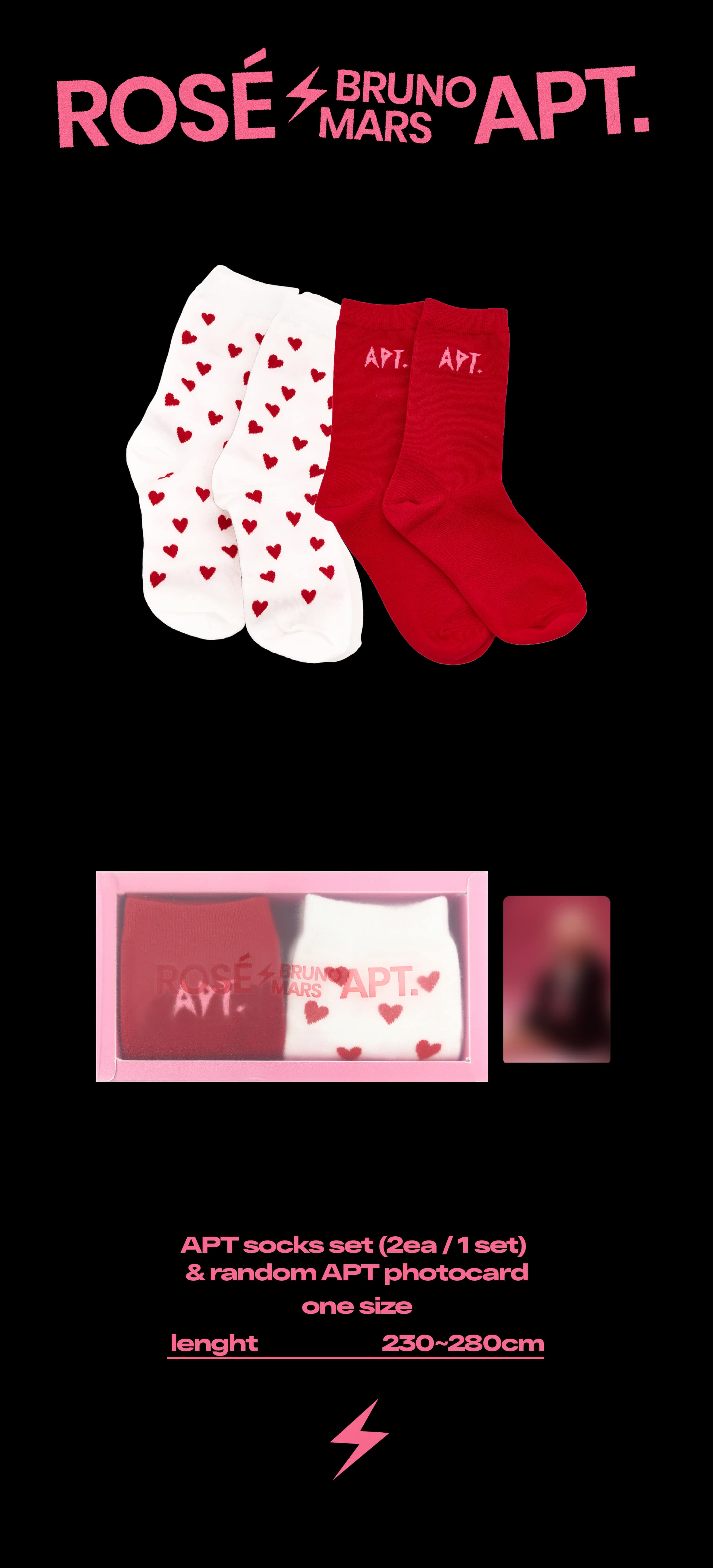 ROSÉ - ROSIE APT Socks Set
