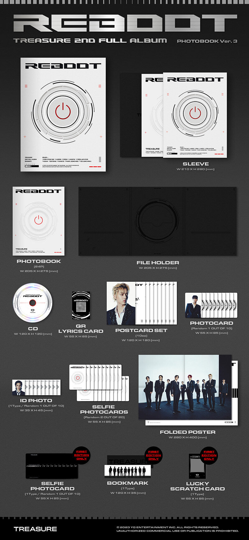 TREASURE - REBOOT (2nd Full Album) Photobook Ver.