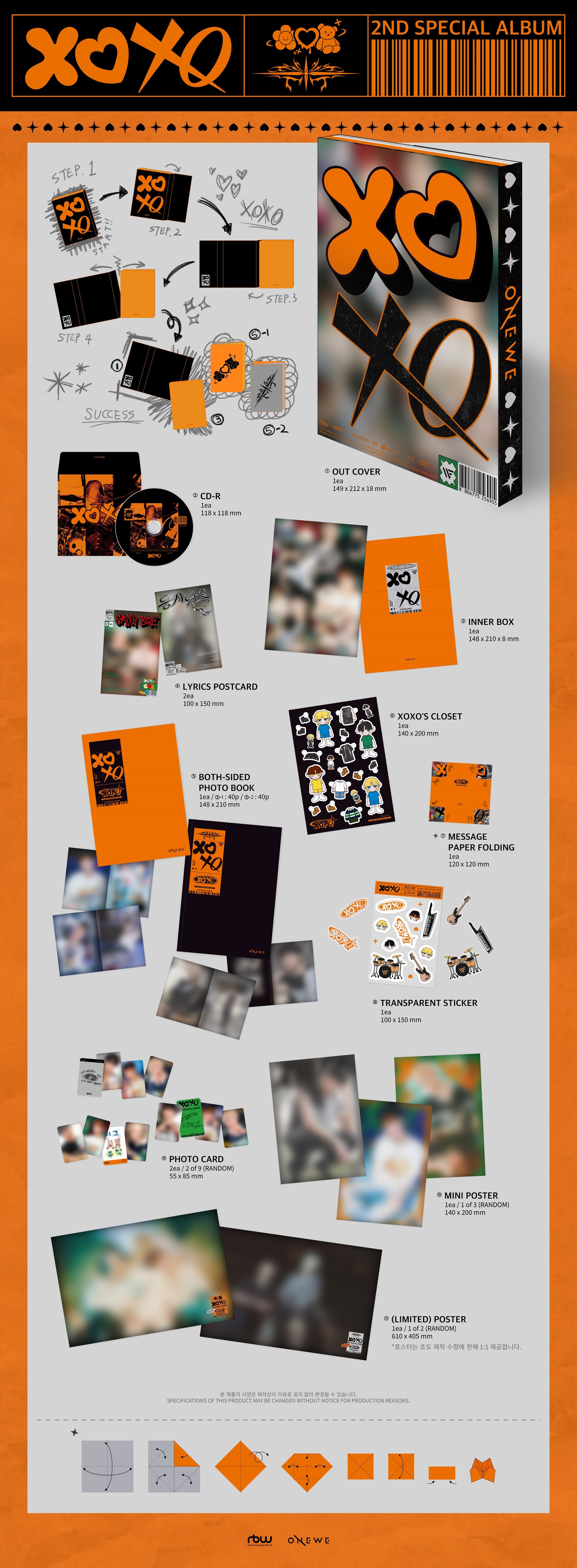 ONEWE - XOXO (2nd Special Album)