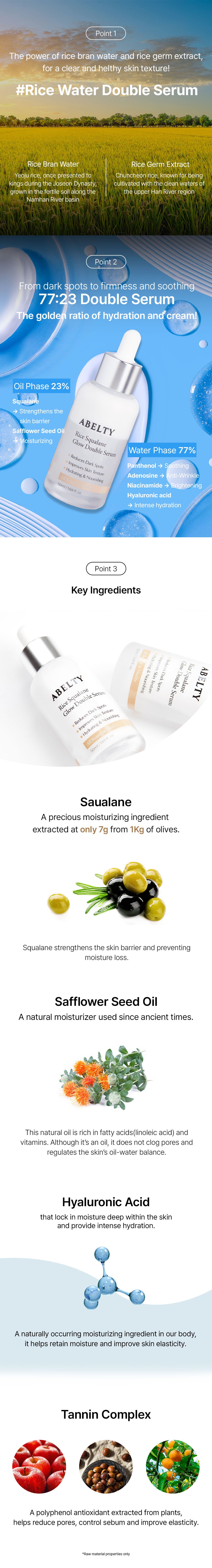 ABELTY Rice Squalane Glow Double Serum