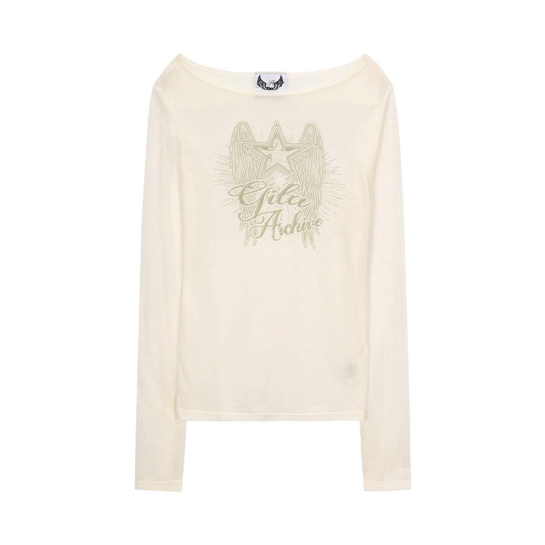 Gila Archive Star Wing Sheer Long Sleeve (BLACKPINK JISOO Wear)