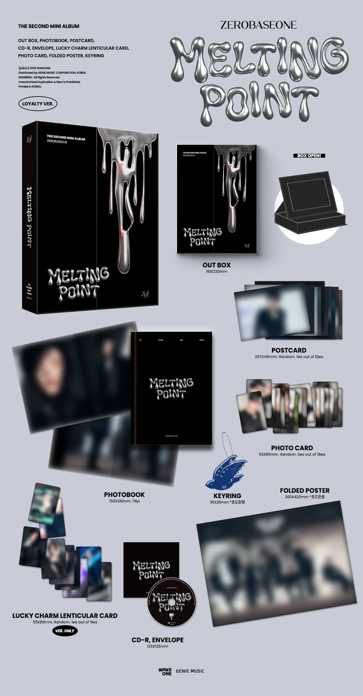 ZEROBASEONE - MELTING POINT (2nd Mini Album) Photobook Ver.