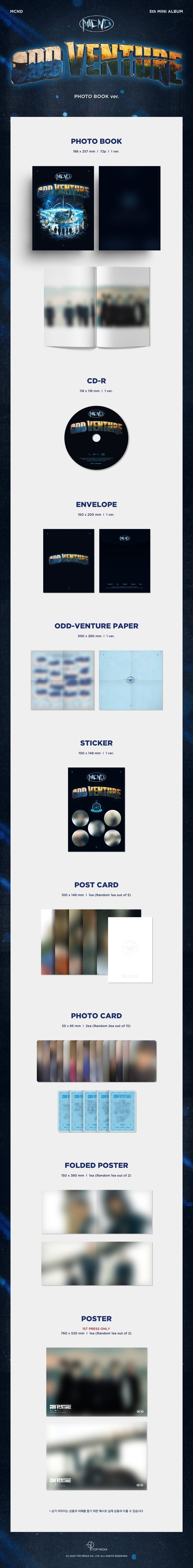 MCND - ODD-VENTURE (5th Mini Album) Photo Book Ver.