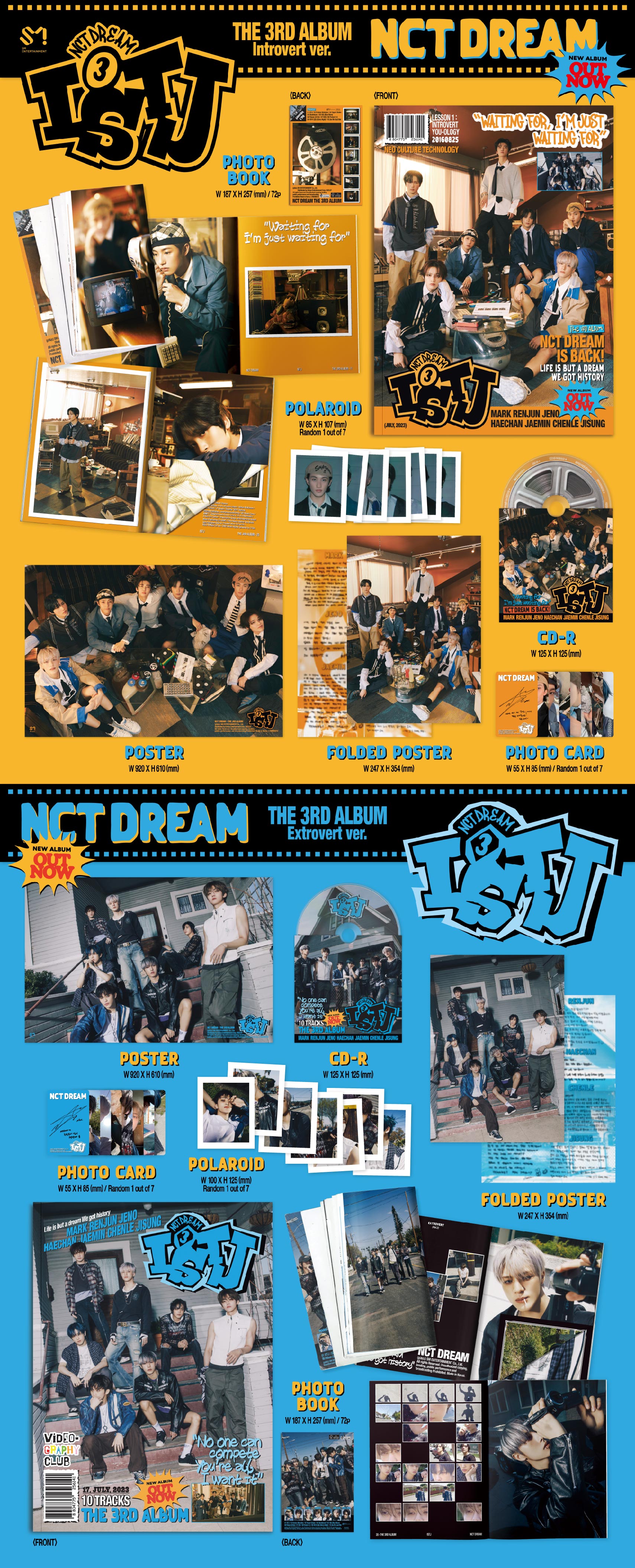 NCT DREAM - ISTJ (3rd Full Album) Photobook Ver.