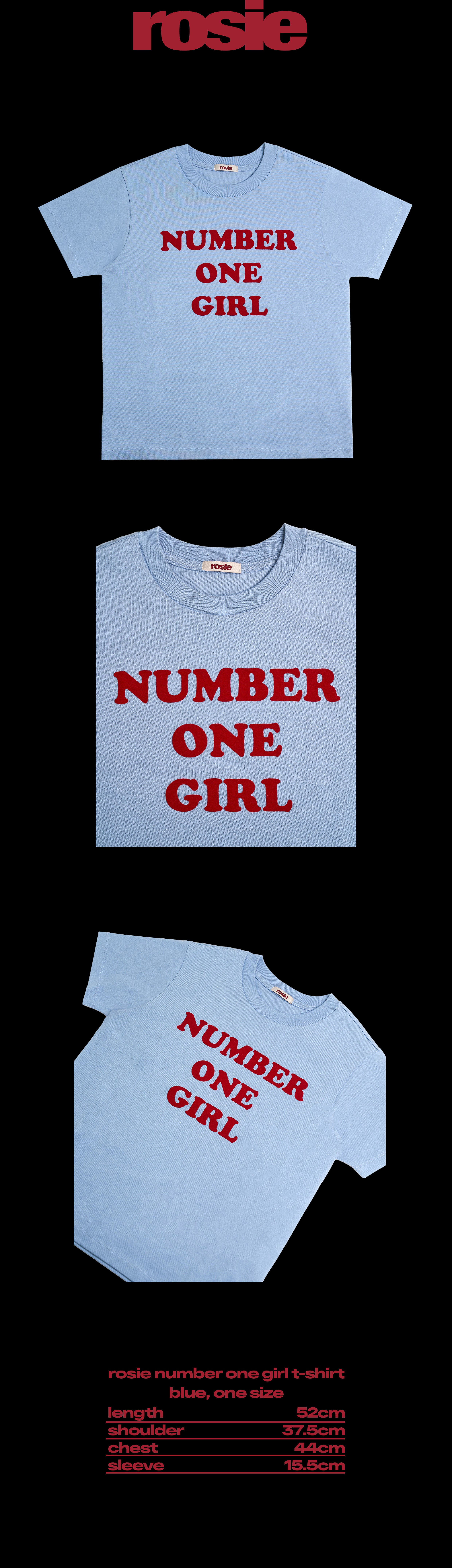 ROSÉ - ROSIE Number One Girl T-Shirt (3 Colors)