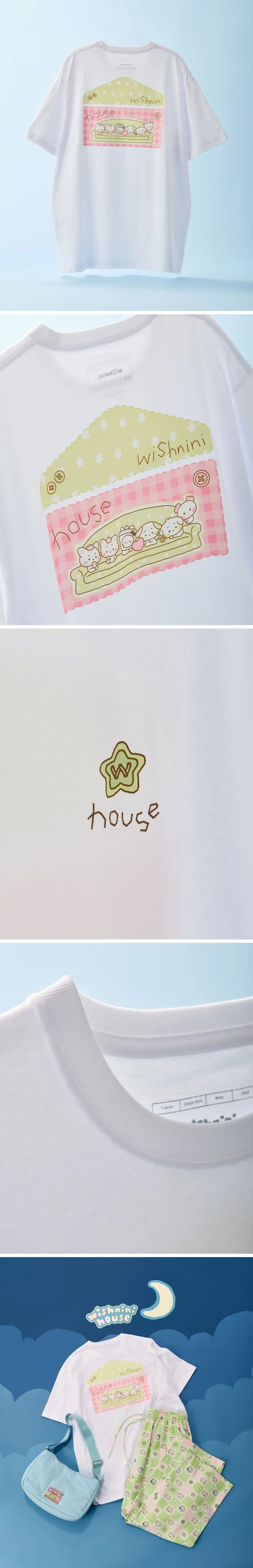 NCT WISH - wishnini house Short Sleeve T-Shirt