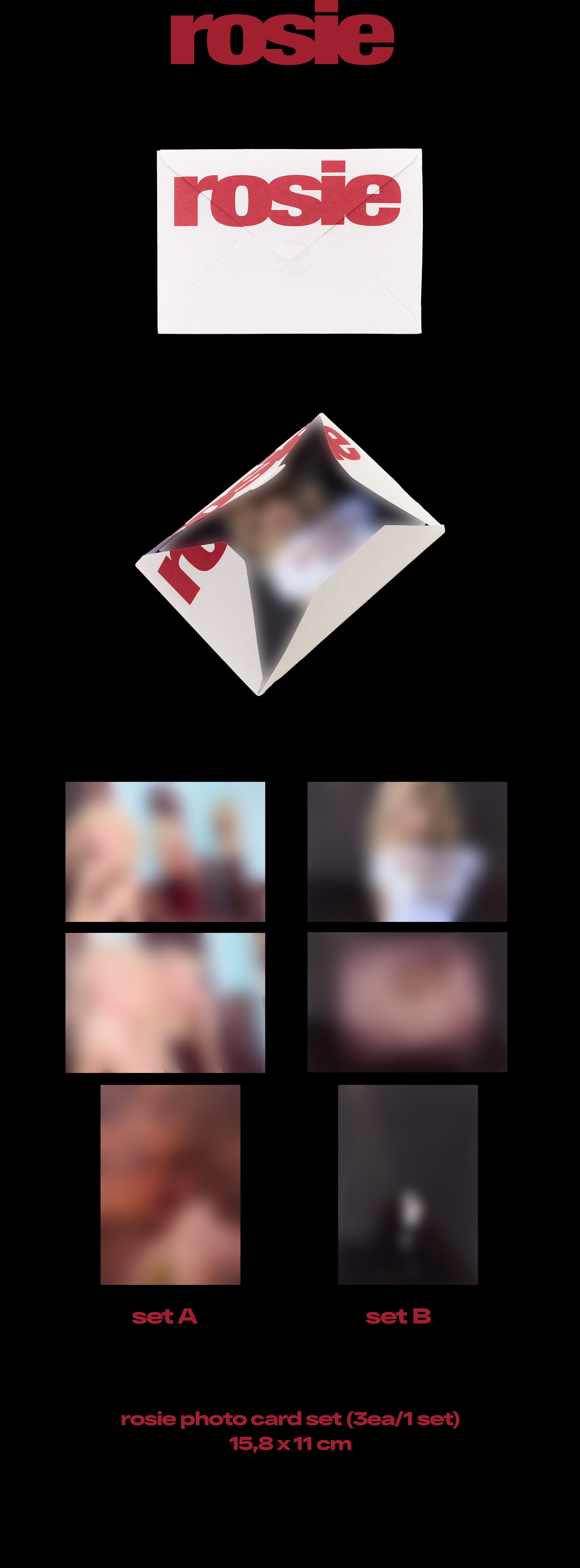 ROSÉ - ROSIE (Photo Card Set)