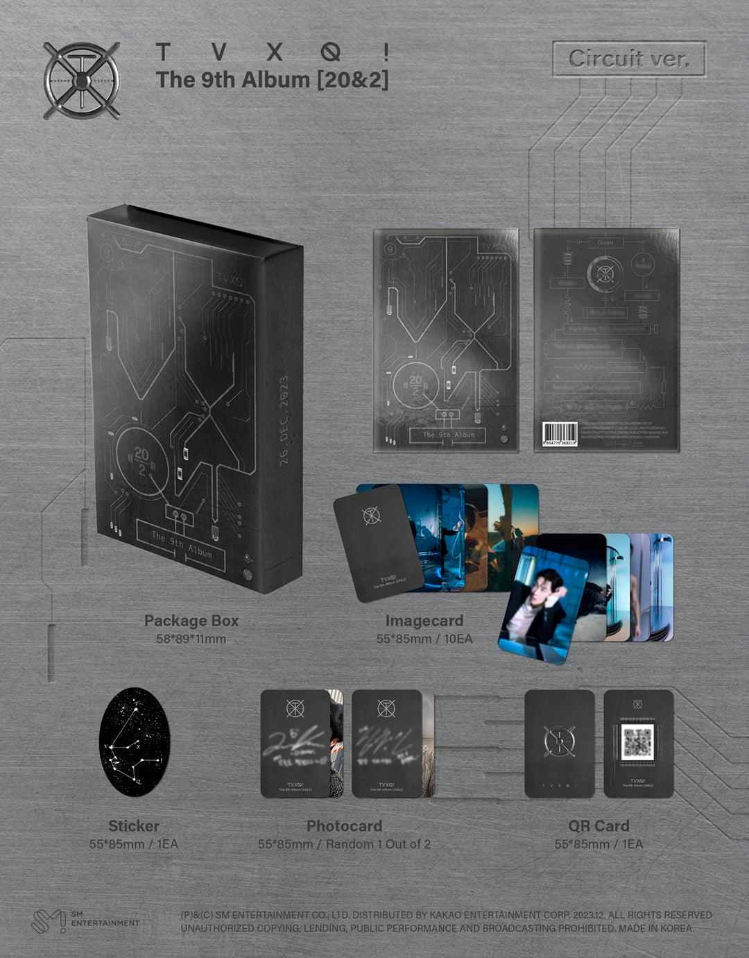 TVXQ! - 20&2 (9th Album) Circuit Ver. (Smart Album)