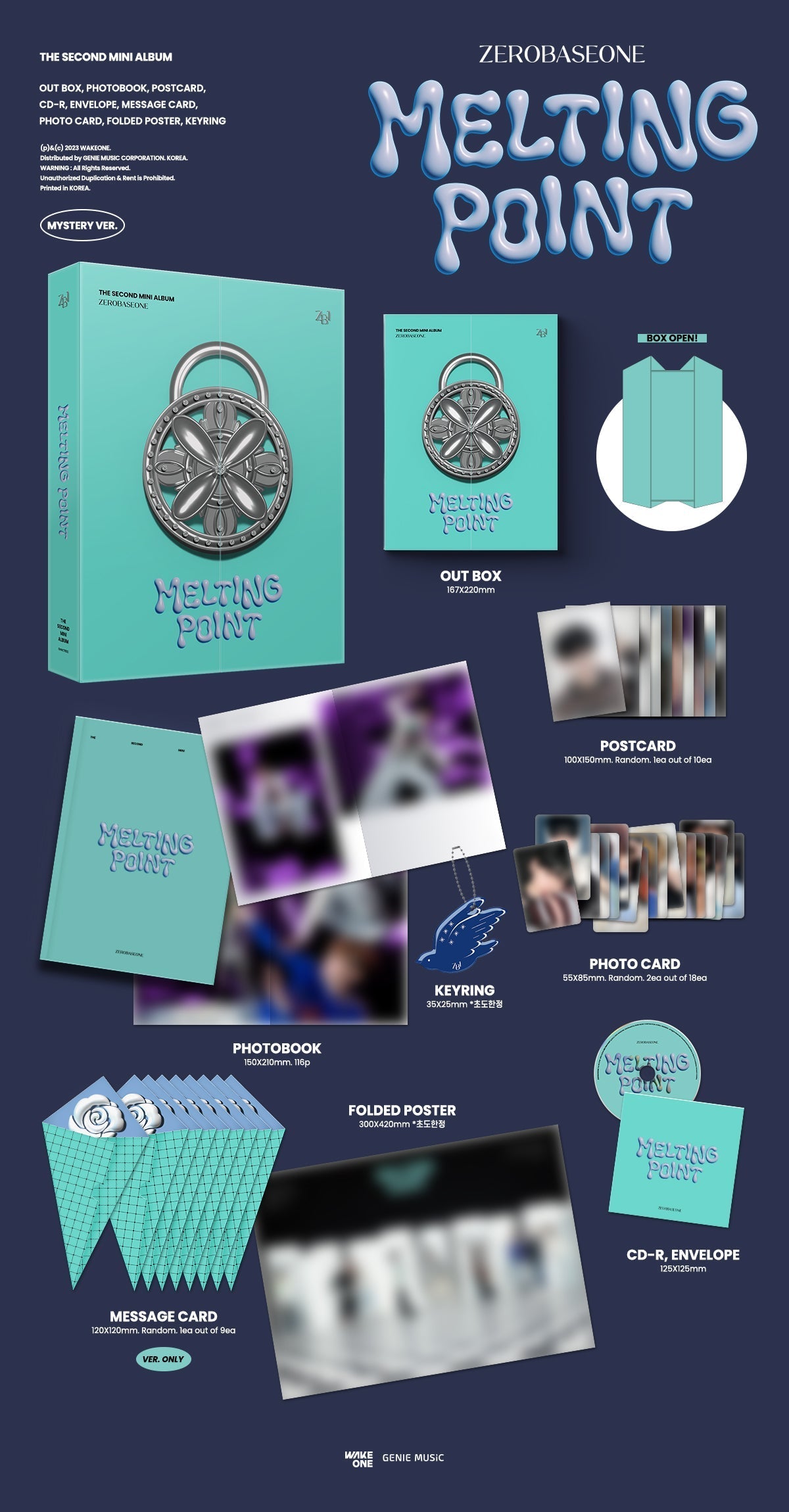 ZEROBASEONE - MELTING POINT (2nd Mini Album) Photobook Ver.