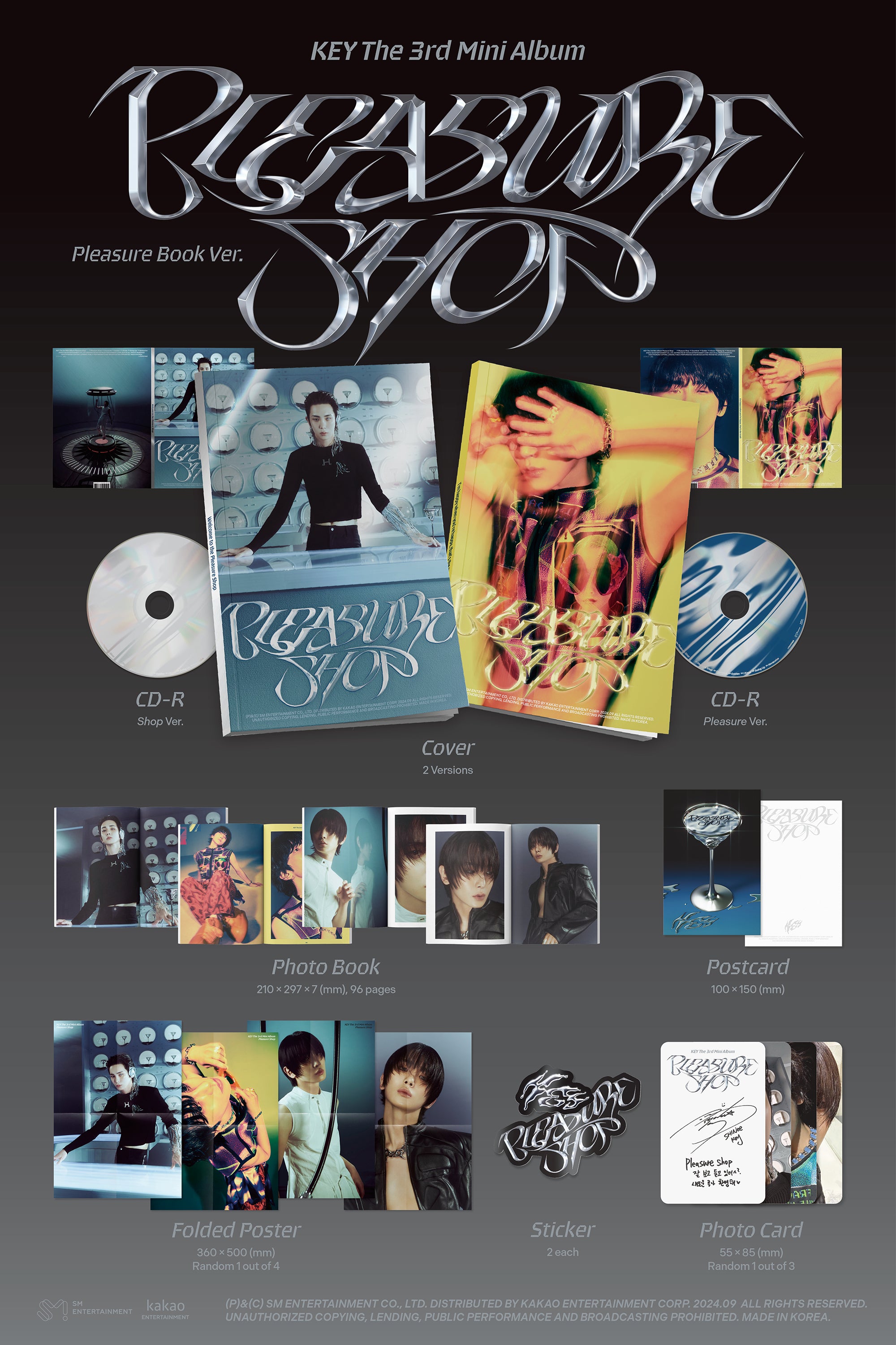 KEY - Pleasure Shop (3rd Mini Album) Pleasure Book Ver.