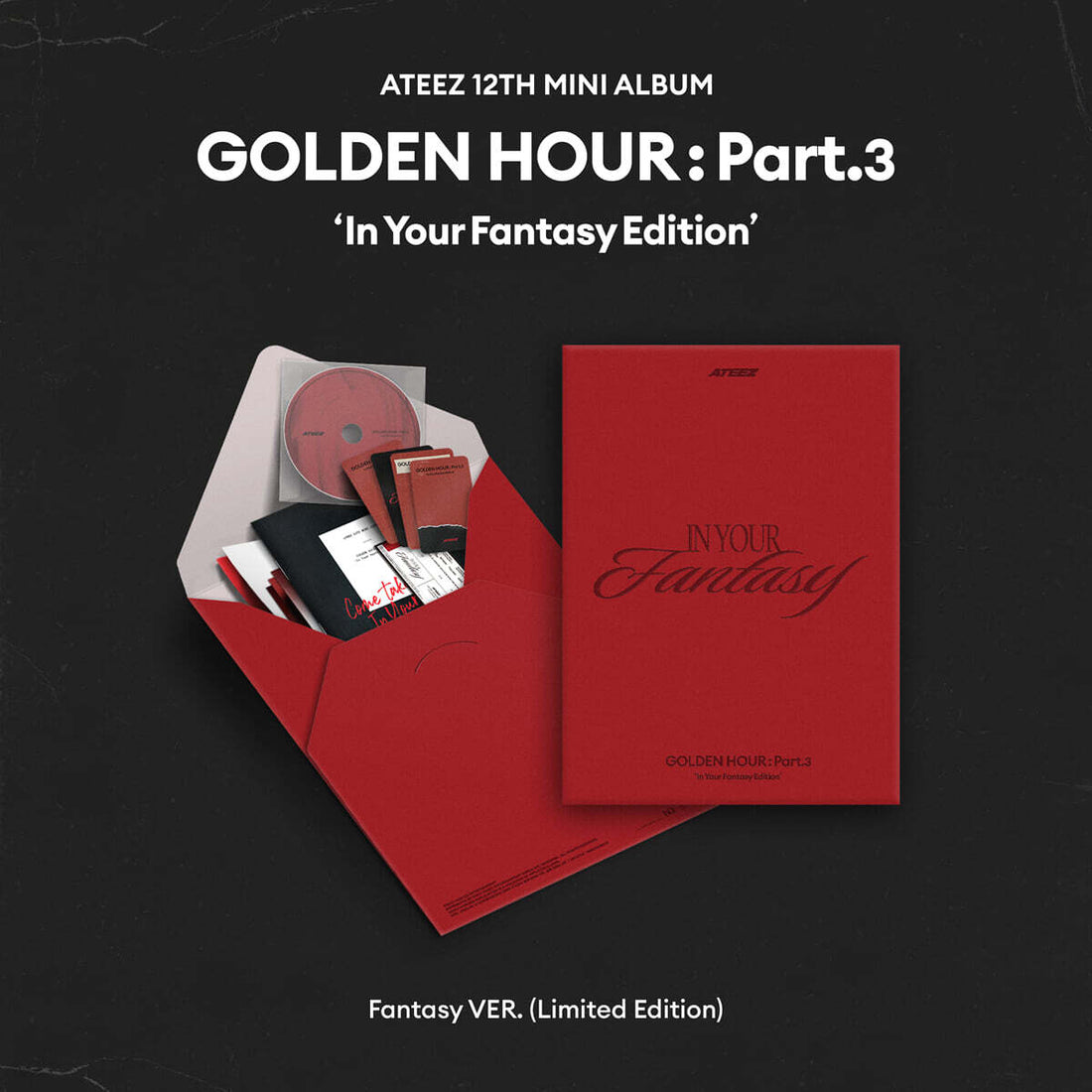 ATEEZ - GOLDEN HOUR : Part.3 (12th Mini Album) In Your Fantasy Edition POCAALBUM Fantasy Ver.