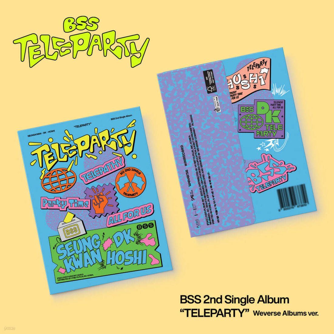 SEVENTEEN BSS - TELEPARTY (2nd Single Album) Weverse Albums Ver.