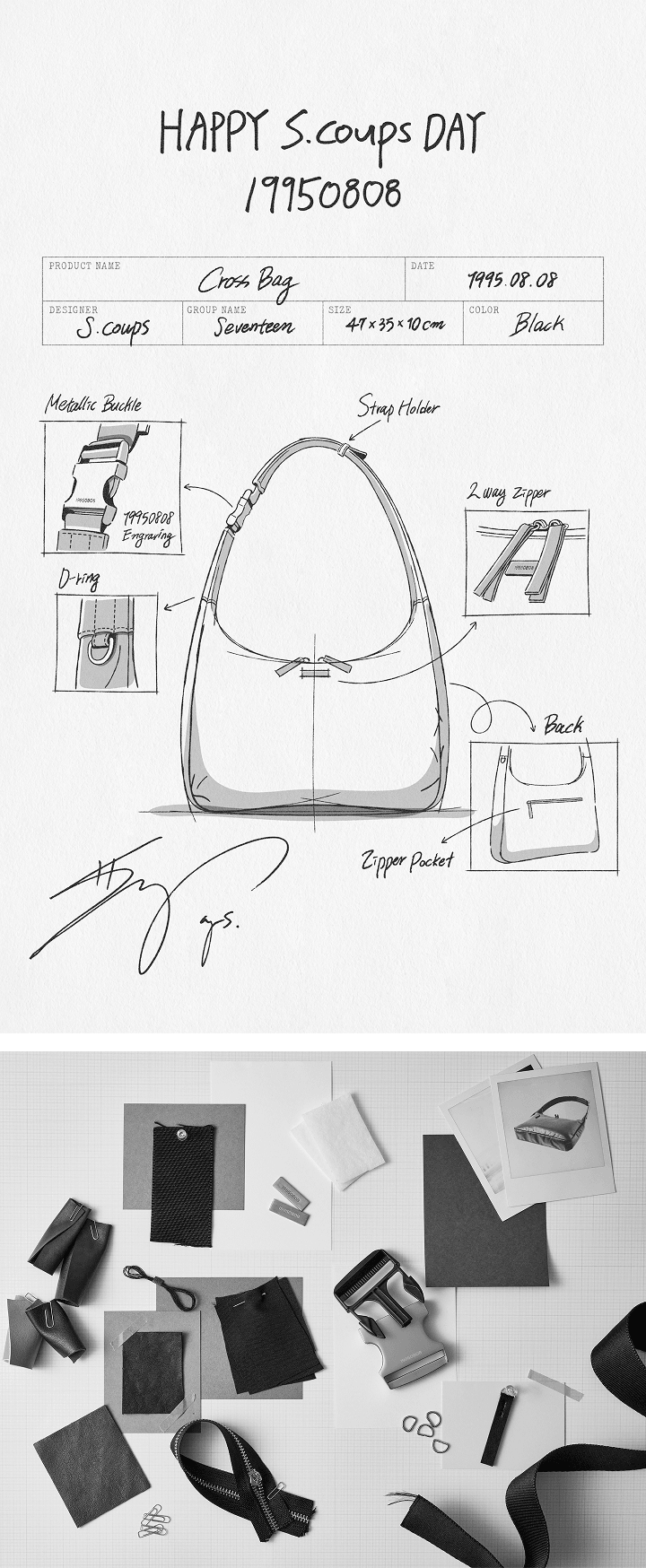 SEVENTEEN - HAPPY S.COUPS DAY Cross Bag