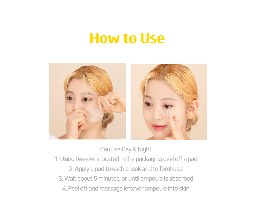 LALARECIPE - Yuzu Vita C Ampoule Pad