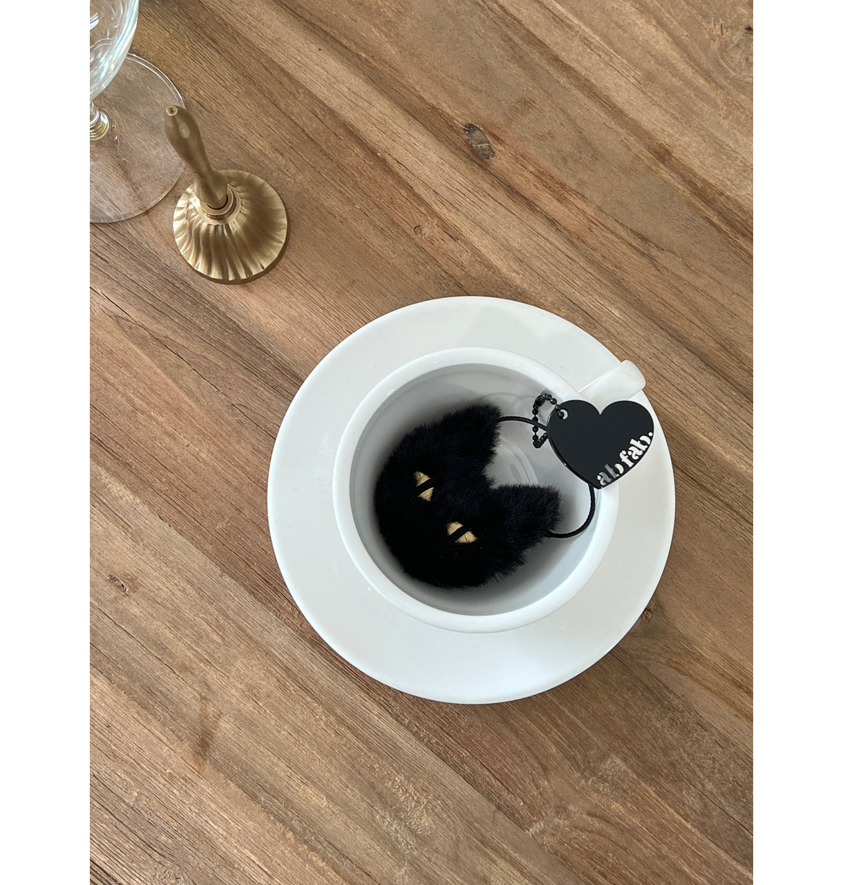 AB FAB Black Cat Keychain (BTS SUGA's Pick)