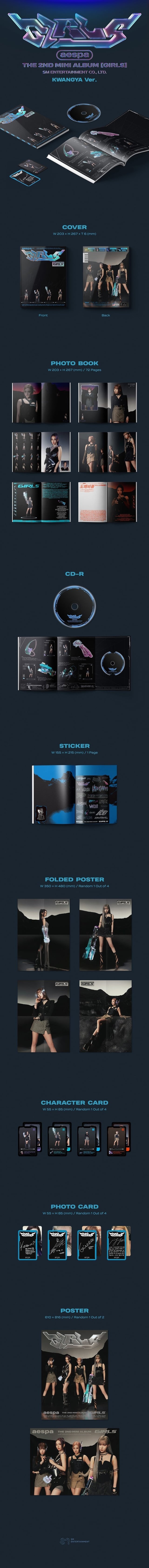 aespa - GIRLS (2nd Mini Album) Digipack Ver.