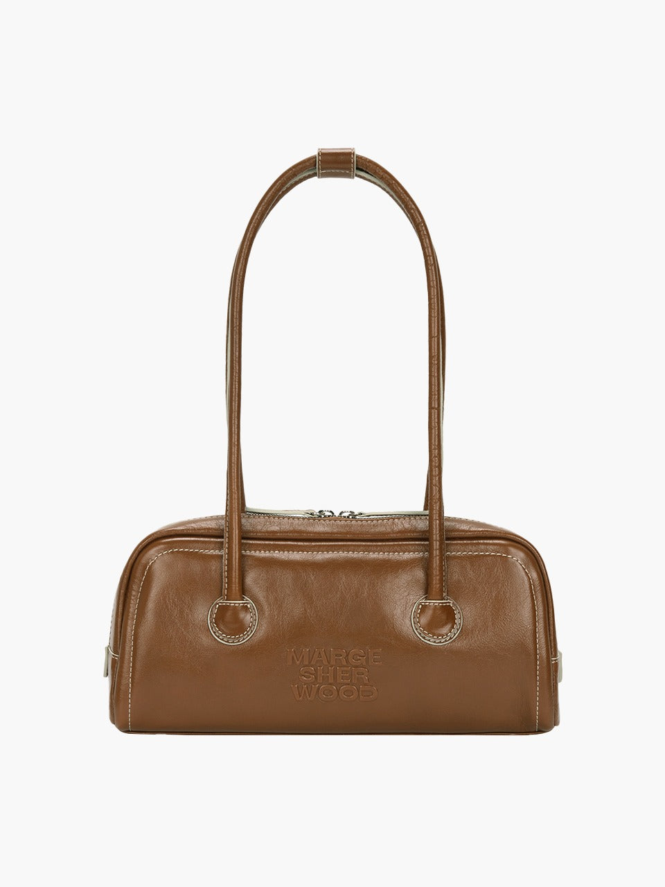 MARGESHERWOOD - Soft Boston EW Bag - brown crinkle